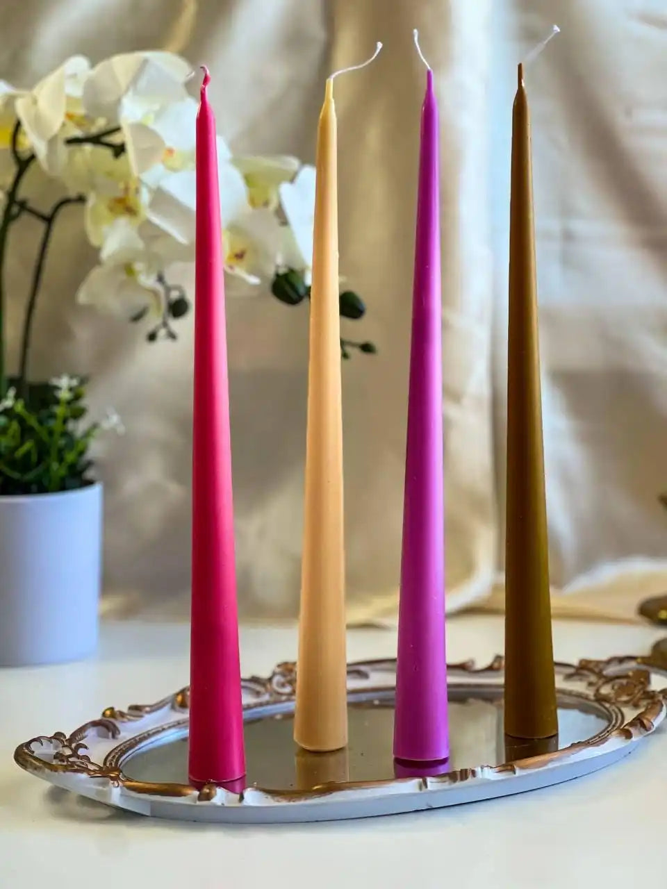 Tall Taper Candle 13.5x1.25 inches