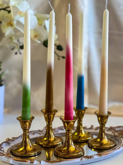 Ombre Taper Candle 10x7/8 inches