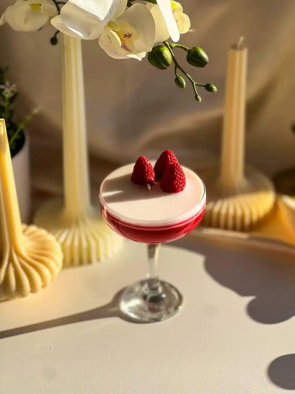 Tropical Cocktail Candles 5.5x3.5 inches