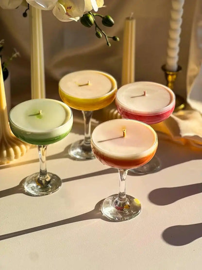 Unique Cocktail Candle 5.5x3.5 inches