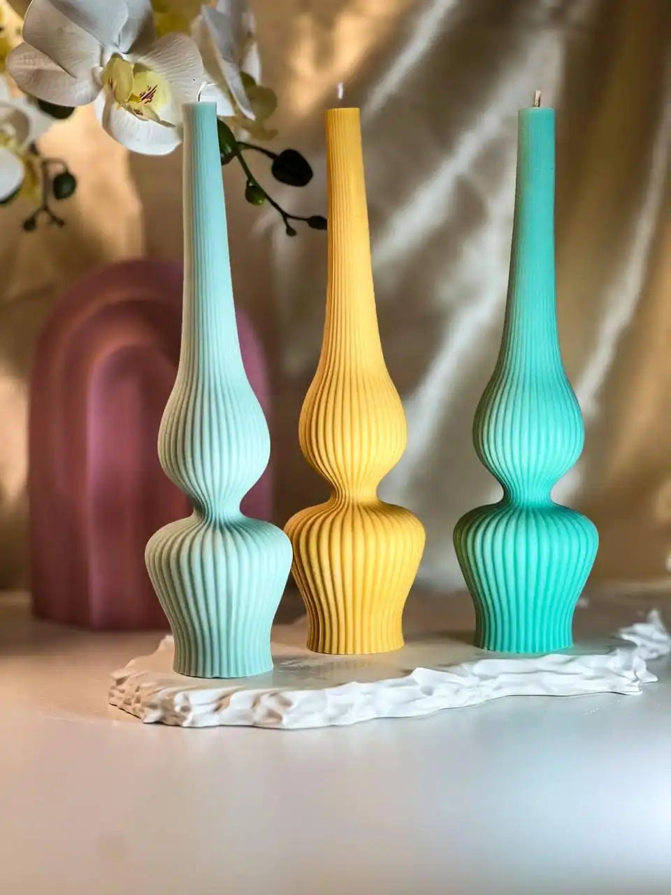 Lamp Design Candle 9.5x2.5 inches