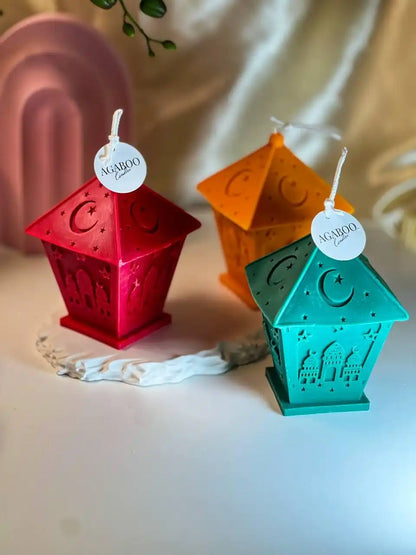Ramadan Lantern Candle 5.5x3.5 inches