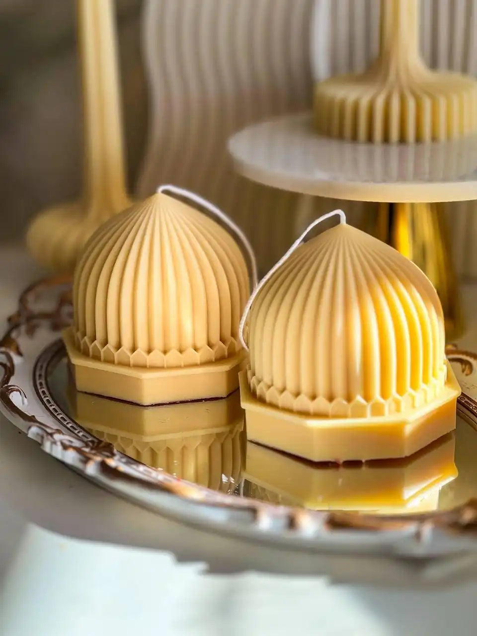 Cultural Domes Candle 4x4.5 inches