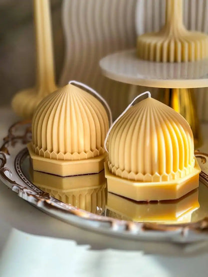 Cultural Domes Candle 4x4.5 inches