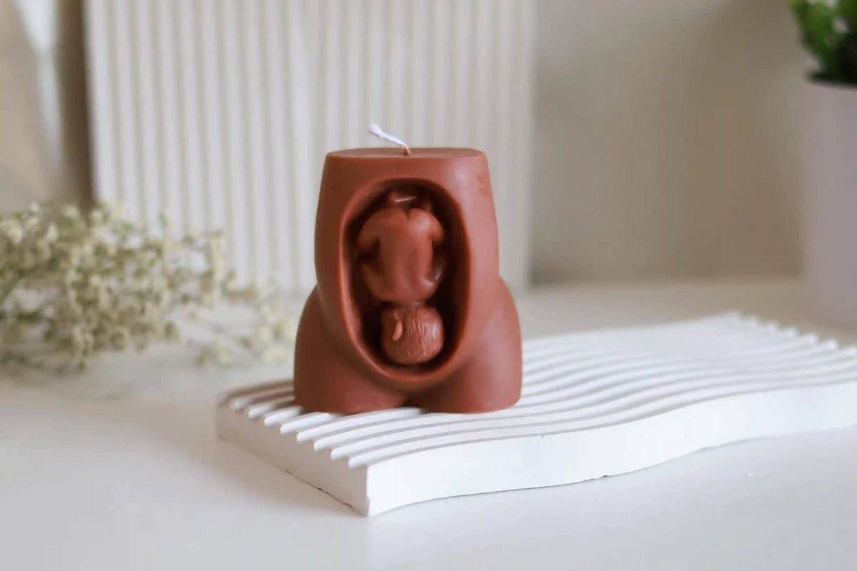 Maternity Belly Candle 4x3.5 inches