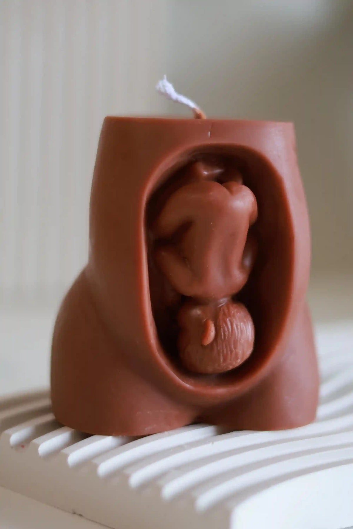Maternity Belly Candle 4x3.5 inches