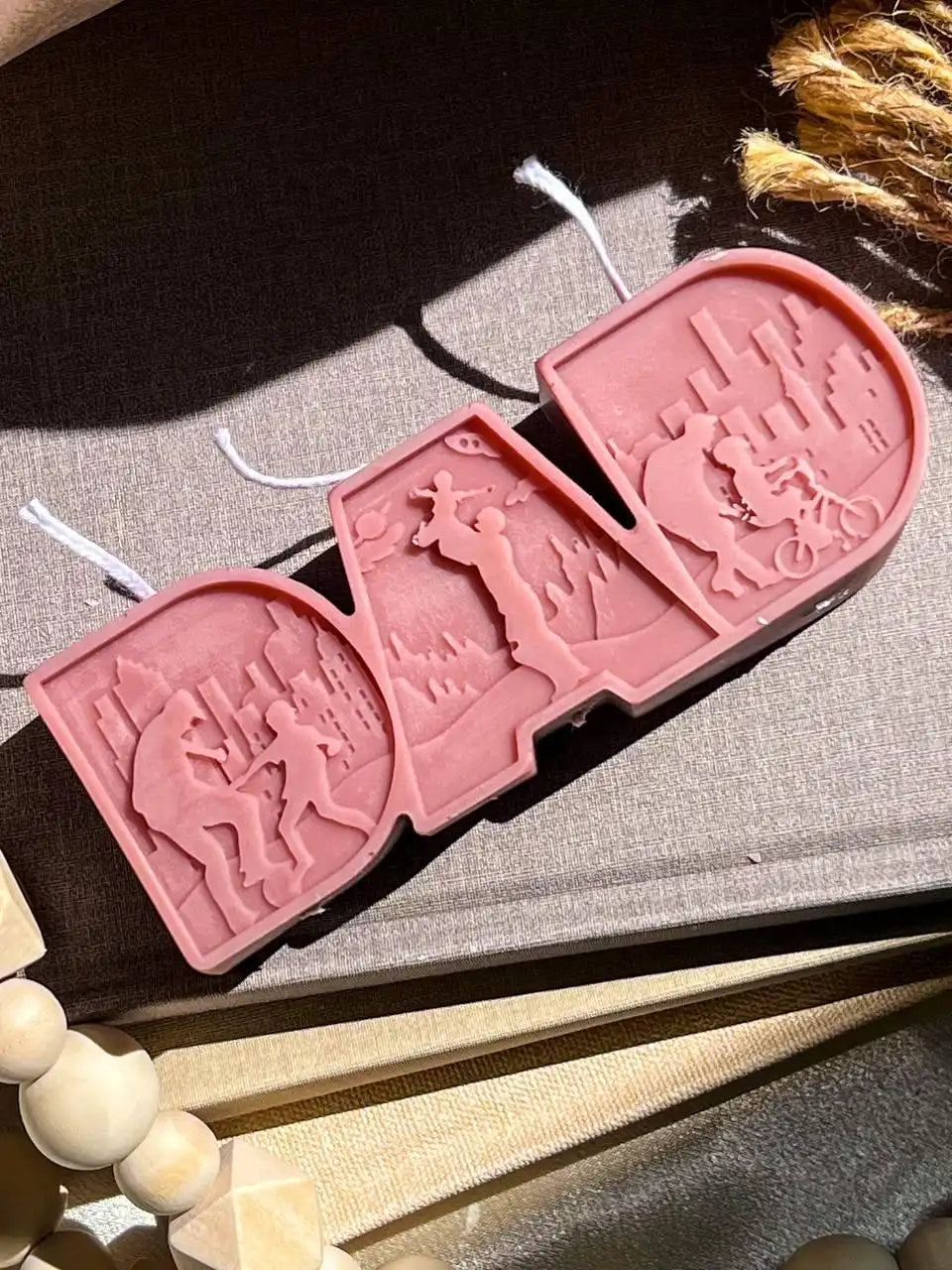 DAD Letter Candle 1.5x4.5 inches