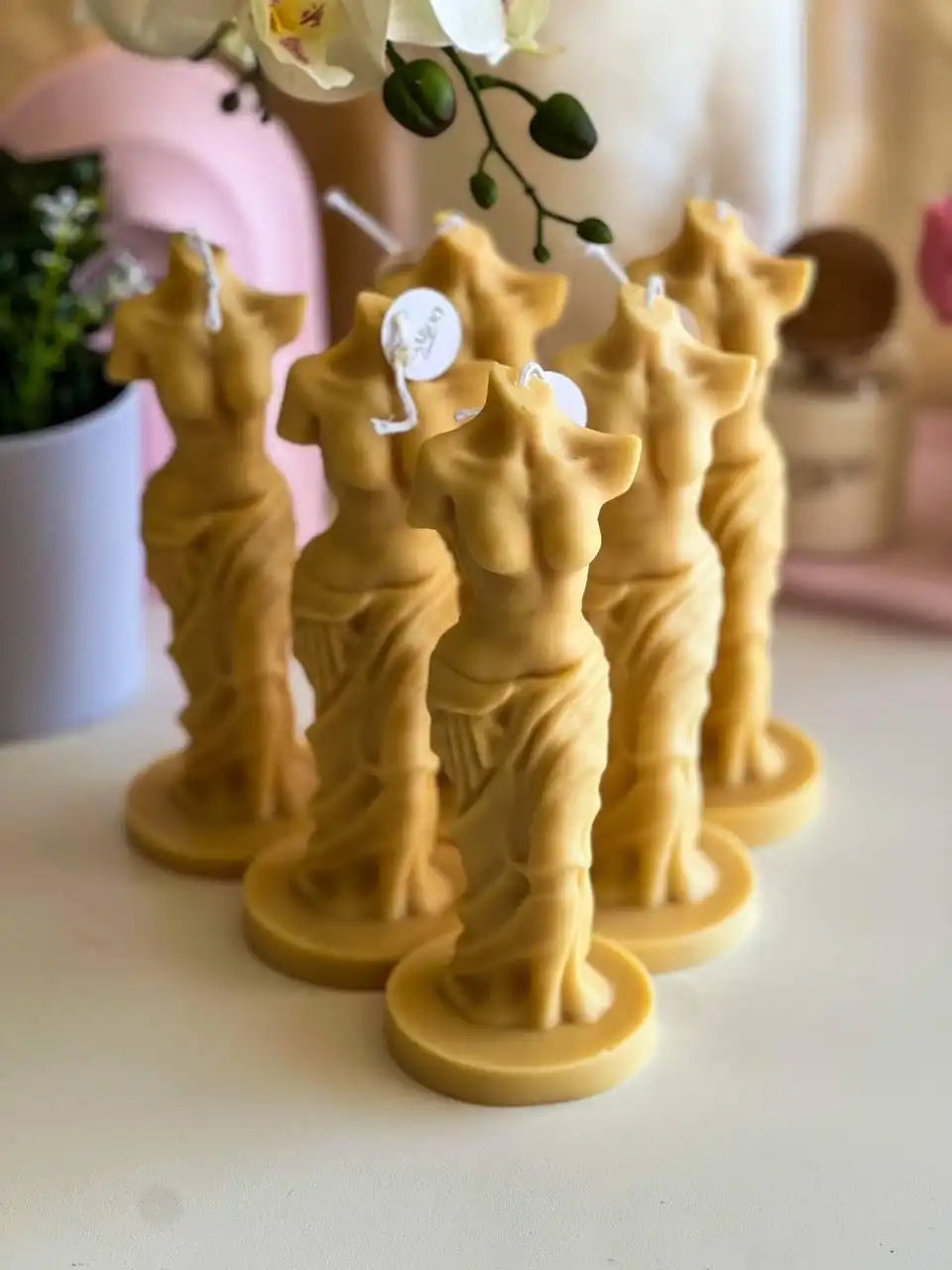 Greek Goddess Candle 8x2.5 inches