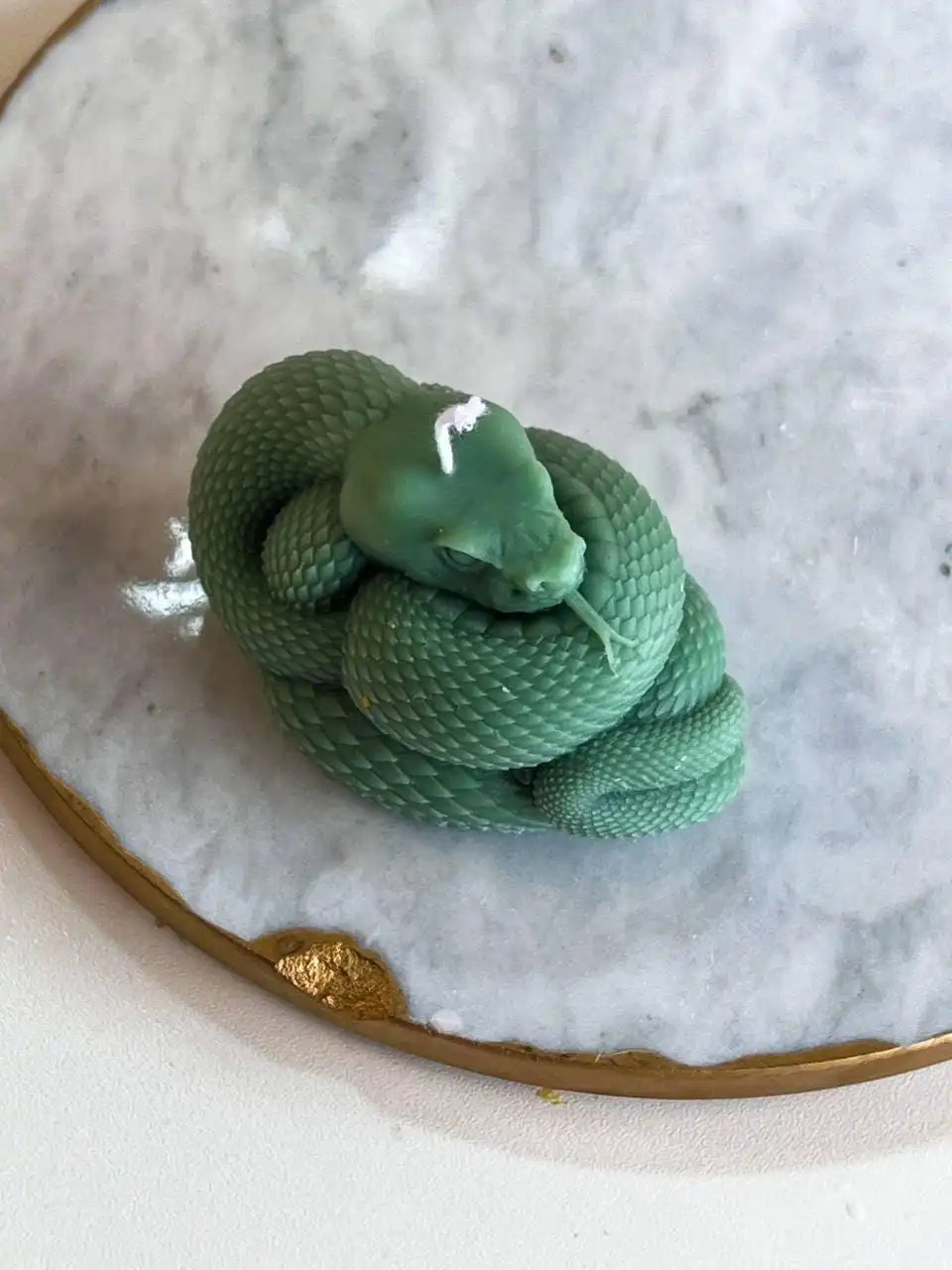 Tiny Snake Candle 1.5x3 inches