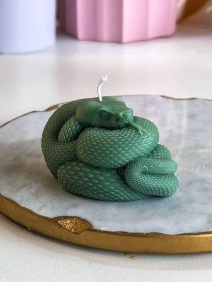 Tiny Snake Candle 1.5x3 inches