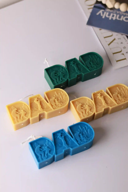 DAD Letter Candle 1.5x4.5 inches
