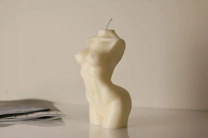 Large Woman's Figure Candle 8x4.5 inches