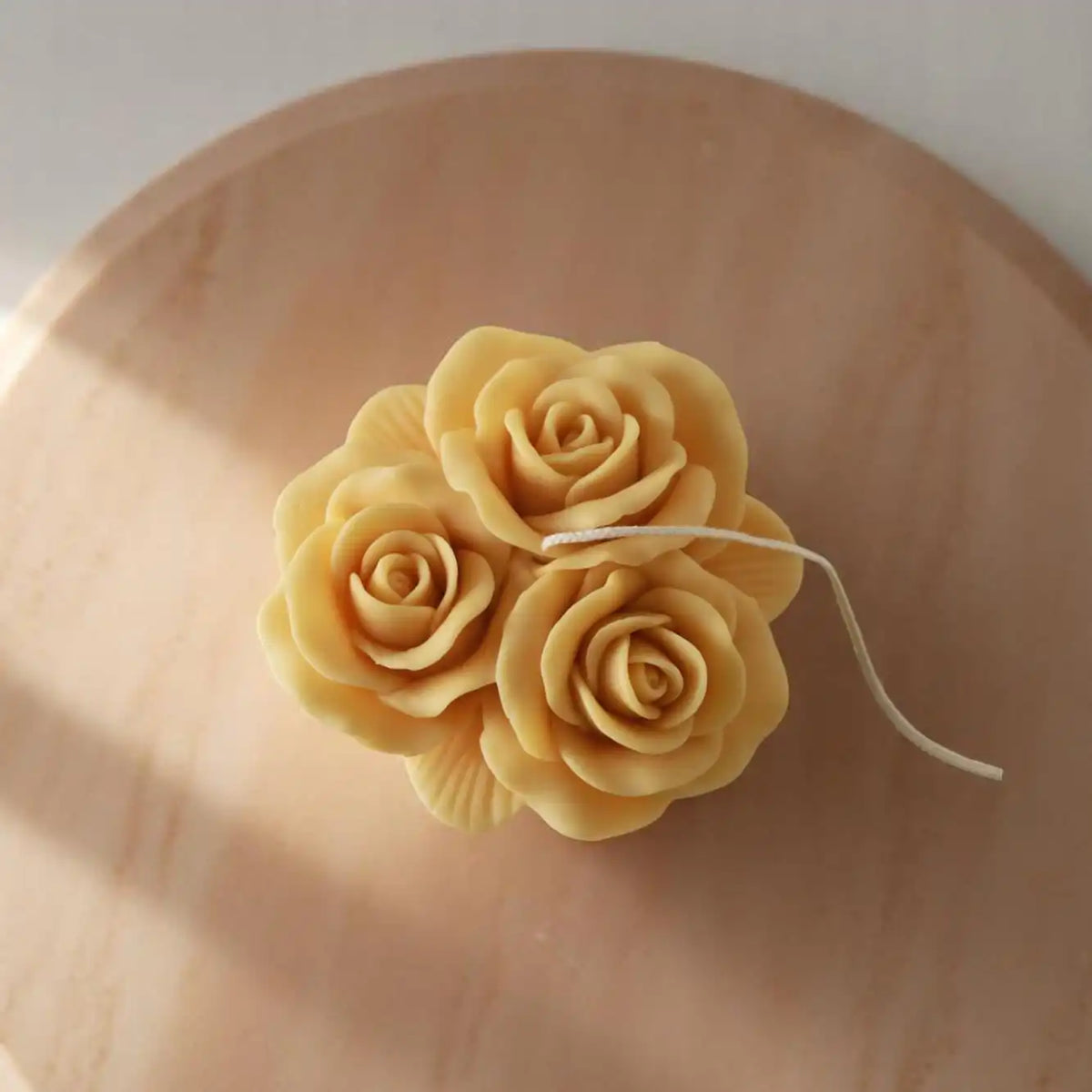 Trio Rose Candle 2x5.5 inches