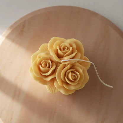 Trio Rose Candle 2x5.5 inches