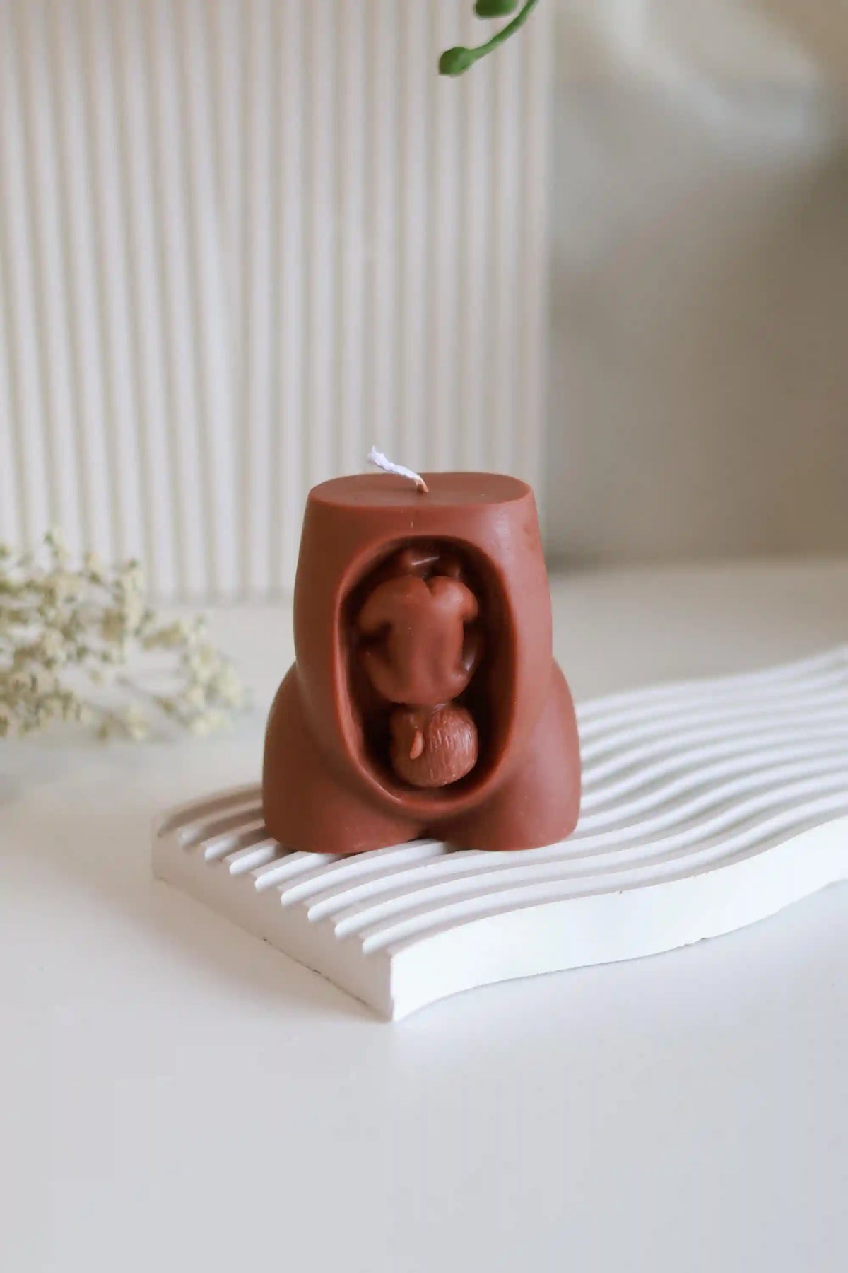 Maternity Belly Candle 4x3.5 inches