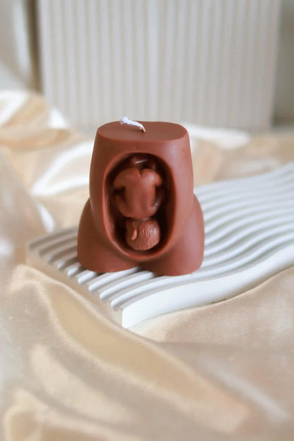 Maternity Belly Candle 4x3.5 inches