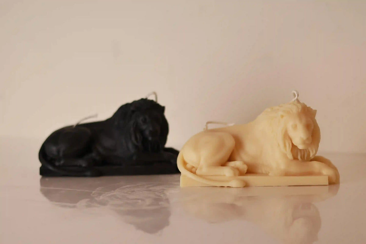 Medium Lion Candle 3x5.5 inches