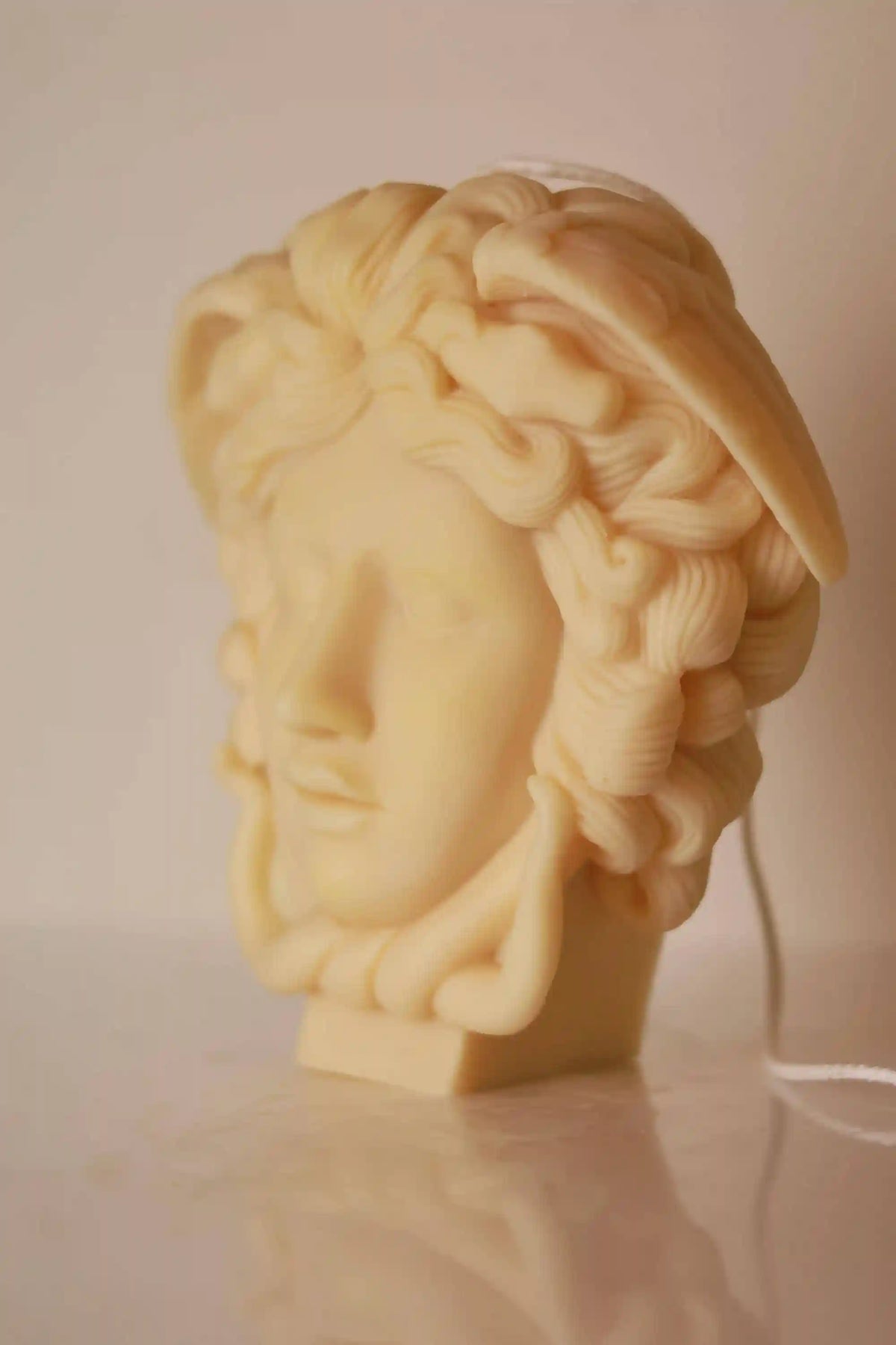 Huge Luxury Medusa Candle 7.5x7 inches