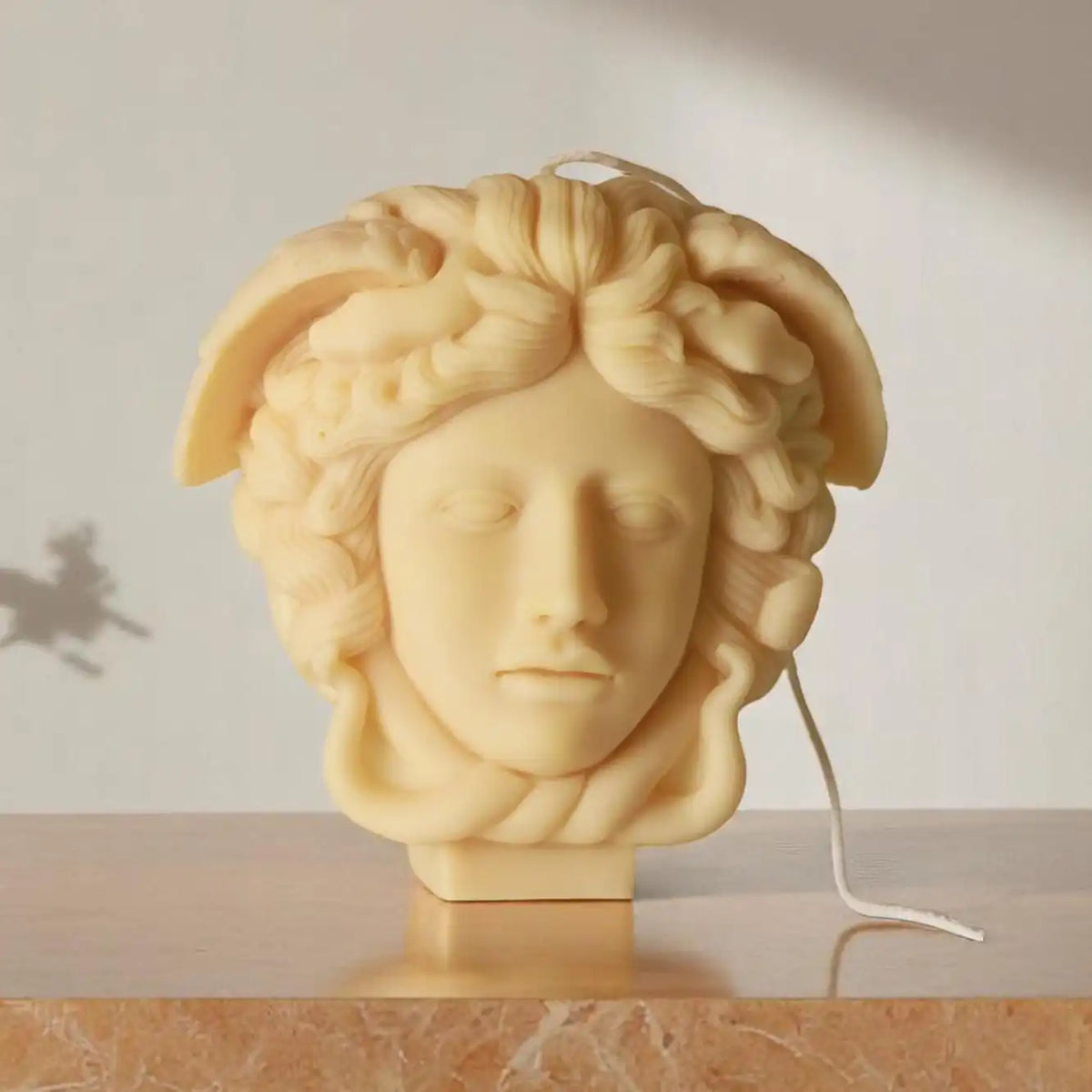 Huge Luxury Medusa Candle 7.5x7 inches