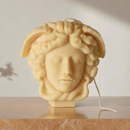 Huge Luxury Medusa Candle 7.5x7 inches