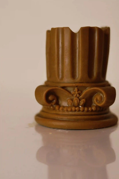 Greek Column Candle 3x2.5 inches