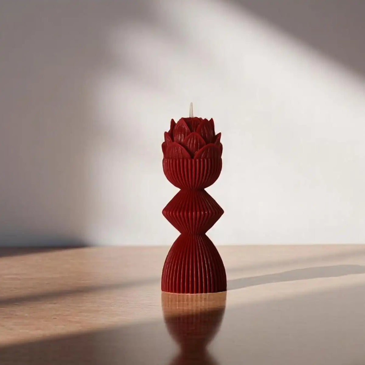 Lotus Pillar Candle 7x3 inches