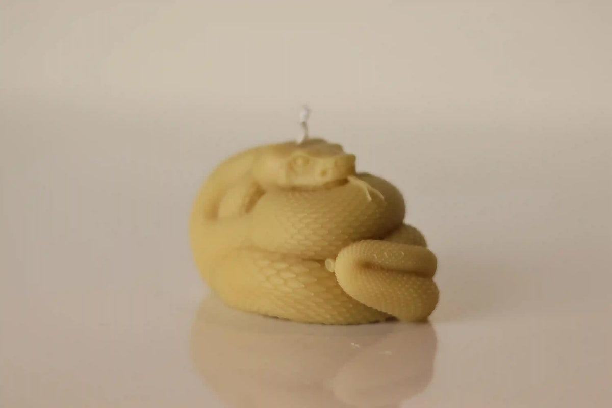 Tiny Snake Candle 1.5x3 inches