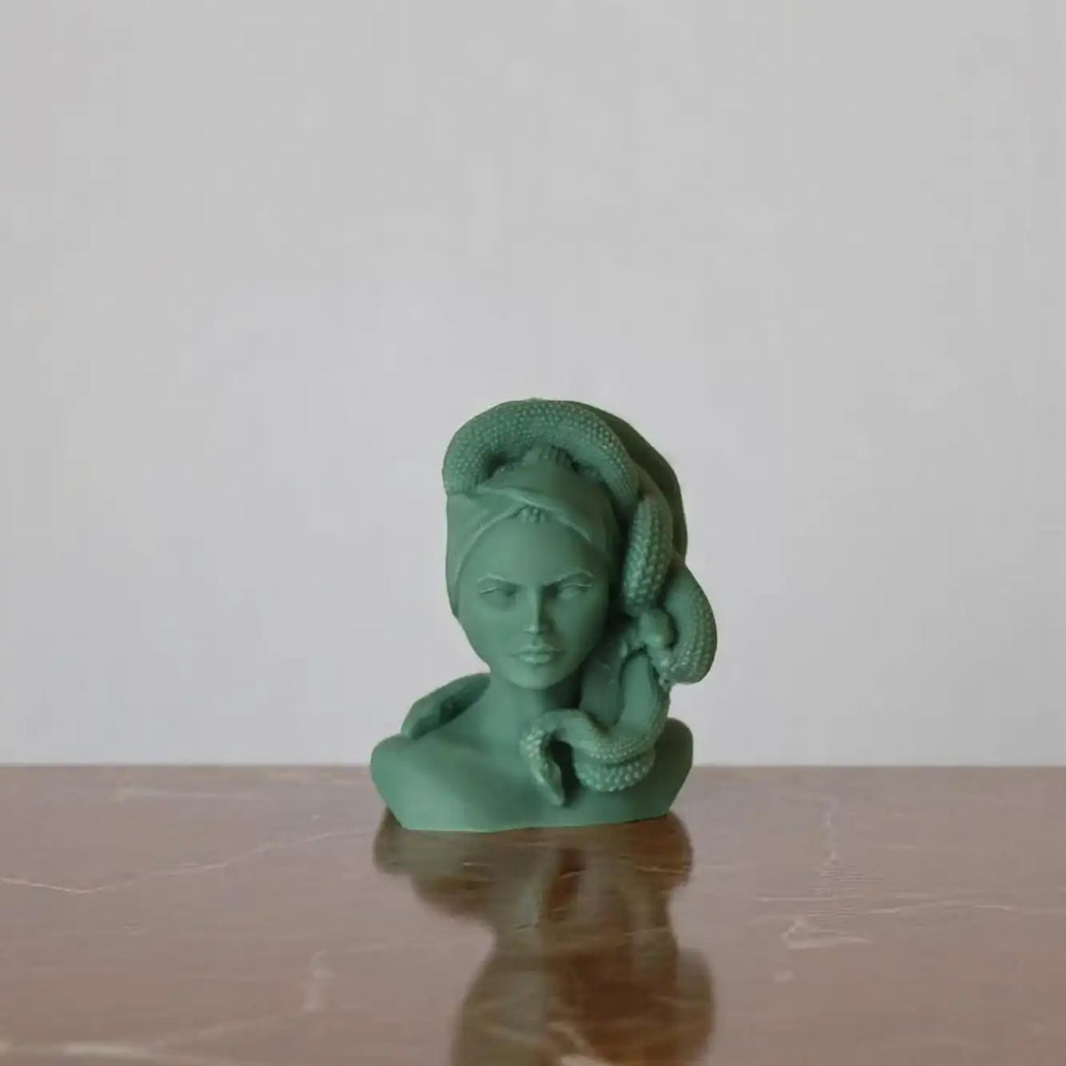 Small Medusa Candle 4.5x2.5 inches