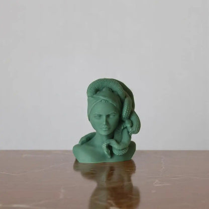 Small Medusa Candle 4.5x2.5 inches