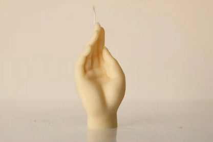 Woman's Hand Candle 4.5x2 inches