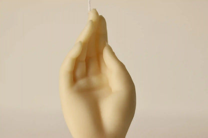 Woman's Hand Candle 4.5x2 inches
