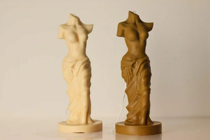 Greek Goddess Candle 8x2.5 inches