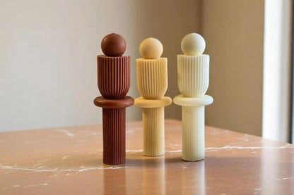 Chic and Unique Pillar Candle 10x3 inches