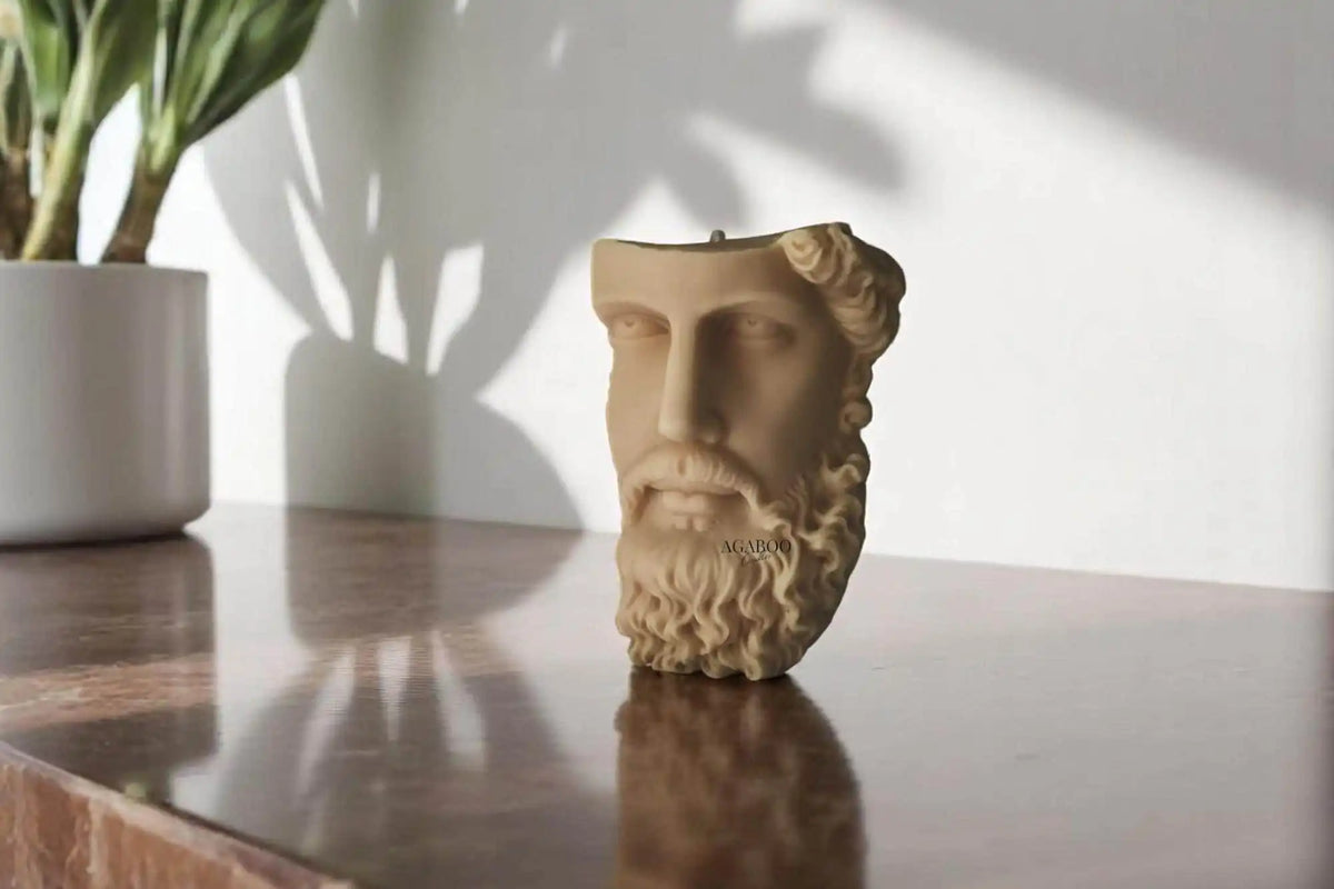 Half Head Candle 5.5x3.5 inches