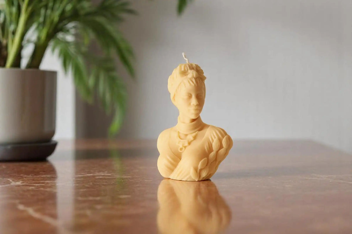 Afro Lady Candle 6.5x4.5 inches