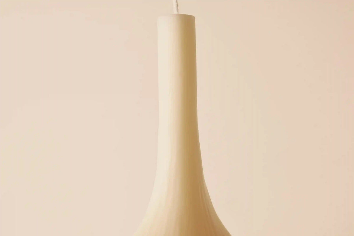Ginkgo Leaf Candle 8.25x6 inches