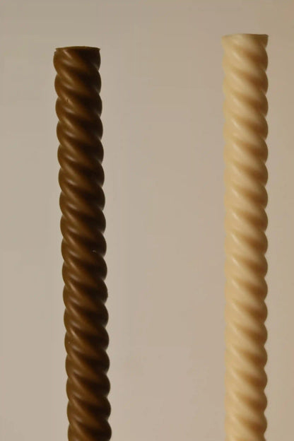 Swirl Taper Candle 10x3/4 inches