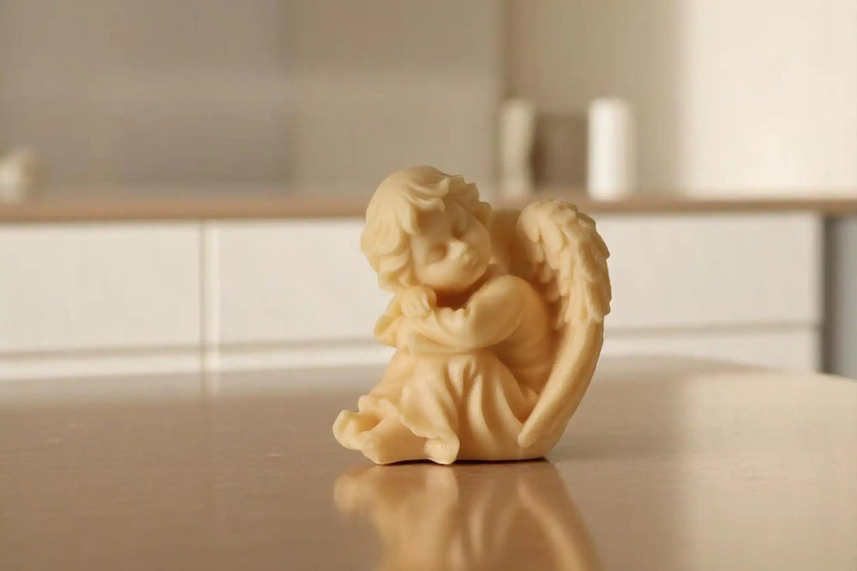 Cherub Baby Candle 4x4 inches