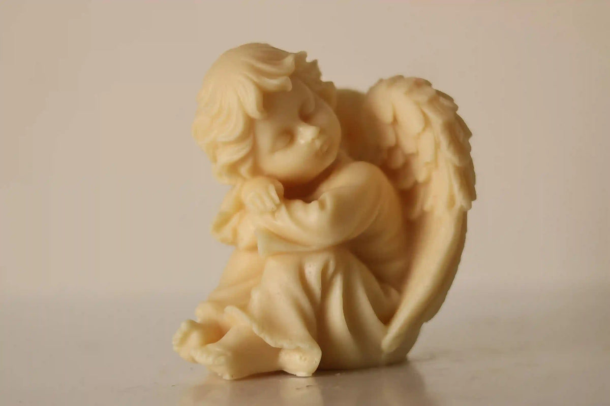 Cherub Baby Candle 4x4 inches