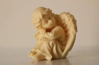 Cherub Baby Candle 4x4 inches