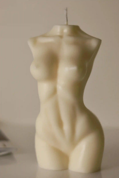 Large Woman's Figure Candle 8x4.5 inches
