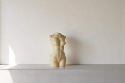 Large Woman's Figure Candle 8x4.5 inches