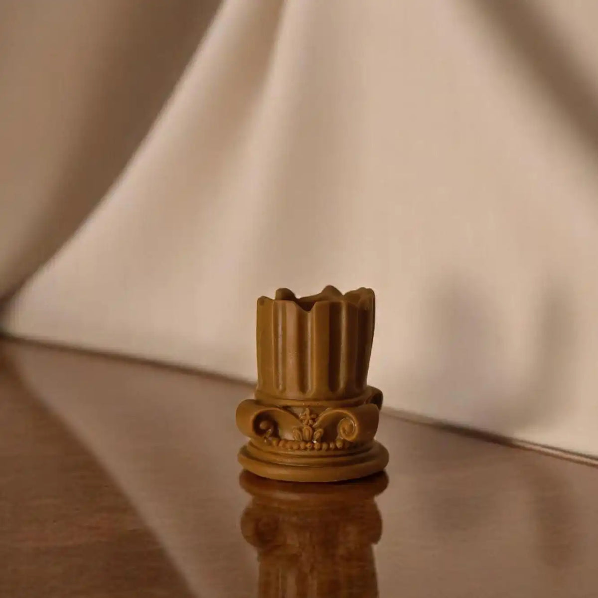 Greek Column Candle 3x2.5 inches