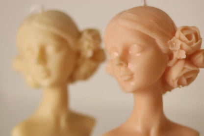 Blindfolded Lady Candle 5x3 inches