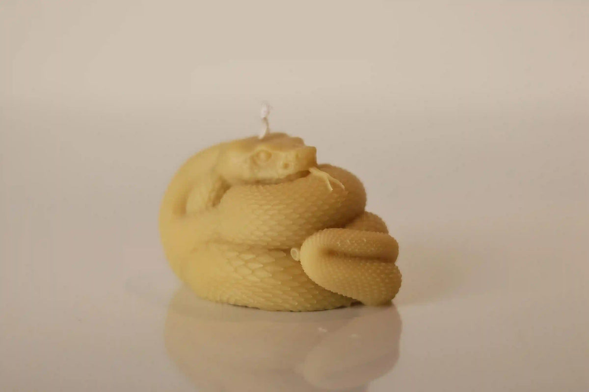 Tiny Snake Candle 1.5x3 inches