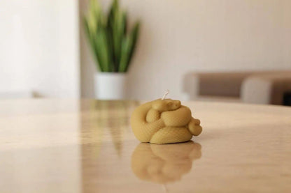 Tiny Snake Candle 1.5x3 inches