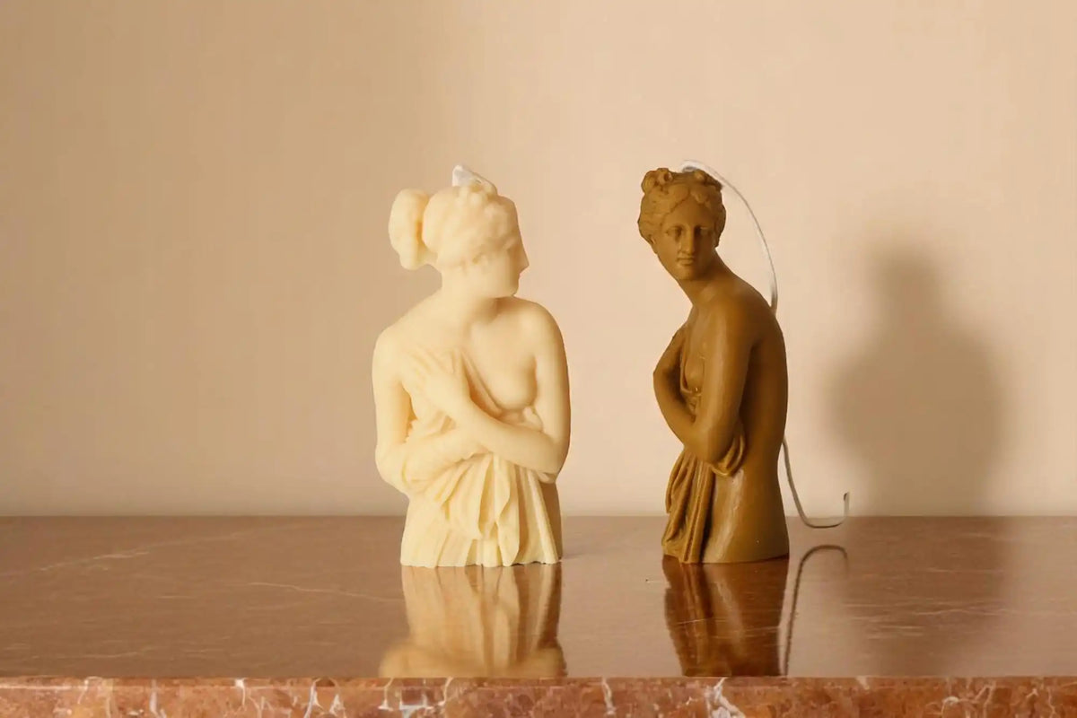 Venus Candle 6x3 inches