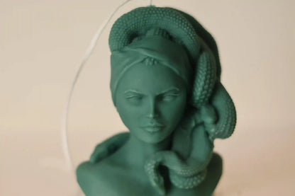 Small Medusa Candle 4.5x2.5 inches