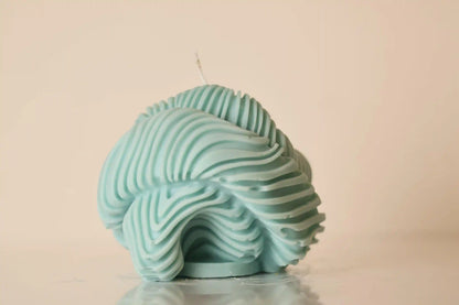 Large Knot Swirl Candle 5x4.5 inches