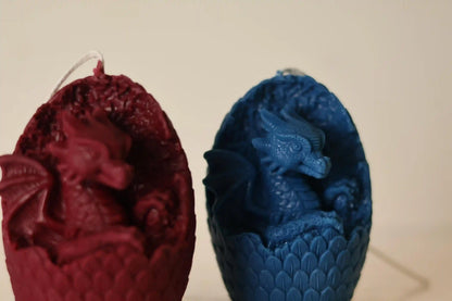 Mystical Dragon's Egg Candle 4x3 inches